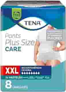 Tena Pants Plus Size Care, Roupa Íntima para Incontinência Urinária, XXL - 8 unidades