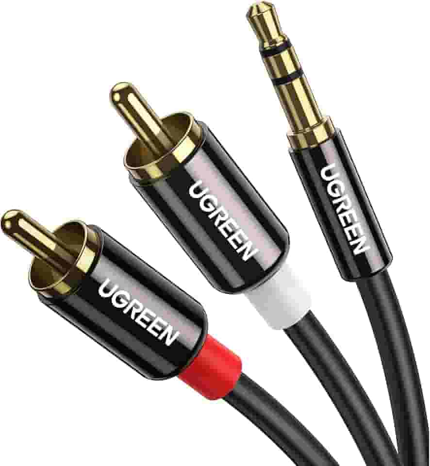 UGreen Cabo Audio Pro Auxiliar P2 3.5mm P/ 2 RCA Macho 2m