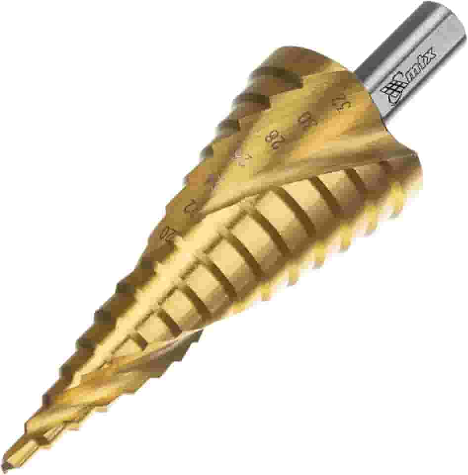 MTX Broca Escalonada HSS Professional, Aço Rápido de Alta Precisão para Furos em Metal, Plástico e Madeira (4-32 mm)