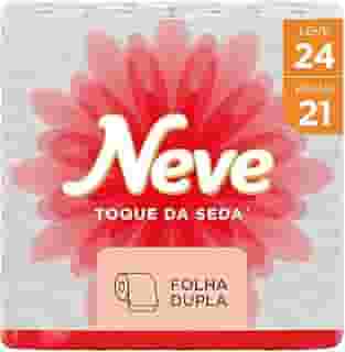 Neve Papel Higiênico Toque de Seda, 30m, Leve 24 Pague 21