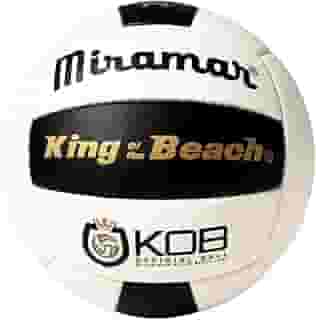 Bola de vôlei Mikasa Miramar® King of The Beach®, preto/branco