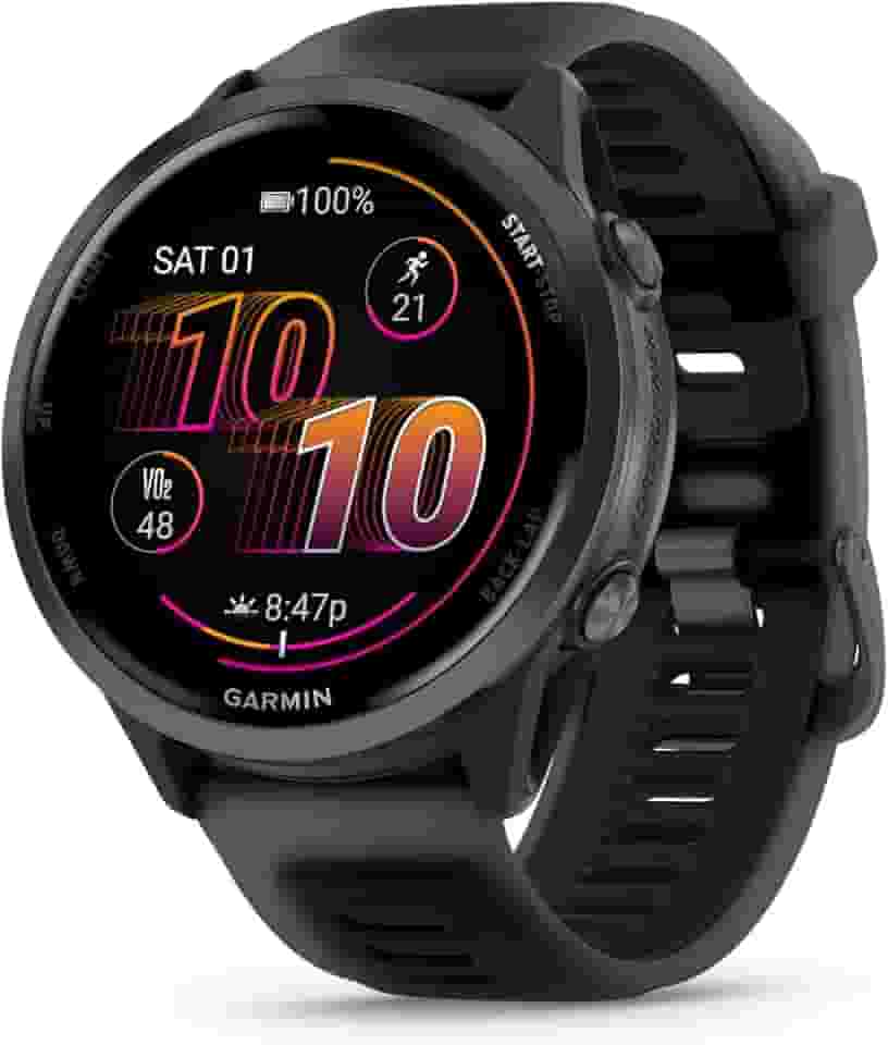 Garmin Relógio Forerunner 570 Cinza com Preto 47mm com Monitor Cardíaco de Pulso e GPS
