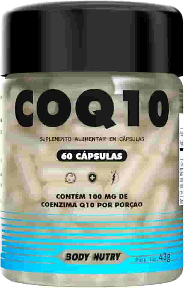 Body Nutry - Coenzima Q10 100mg Pura - 60 Cápsulas