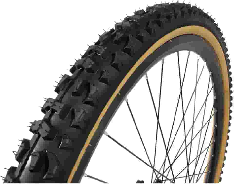 Pneu K816 Aro 26x1.95 Com Faixa Amarela Com Arame Bike Cor Preto
