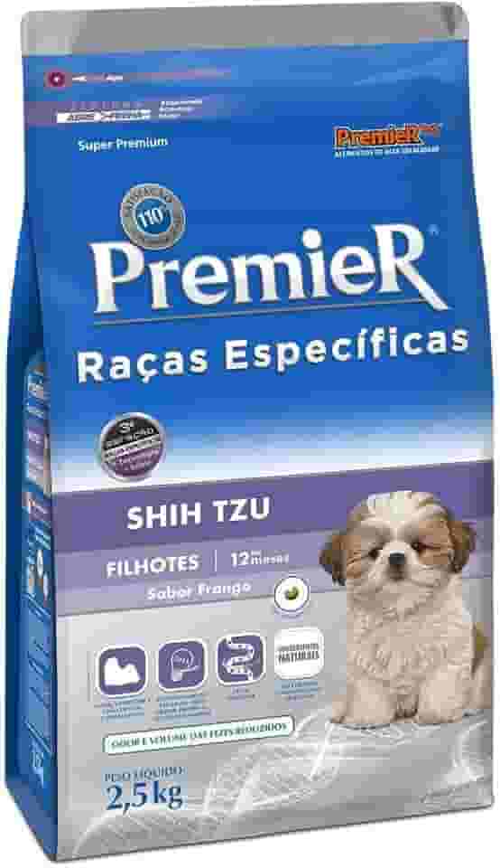 Premier - Ração Raças Específicas Shih Tzu para Cães Filhotes - 2,5kg Premier Pet Filhotes