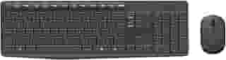 Combo Teclado e Mouse sem fio Logitech MK235 com Conexão USB, Pilhas Inclusas e Layout ABNT2