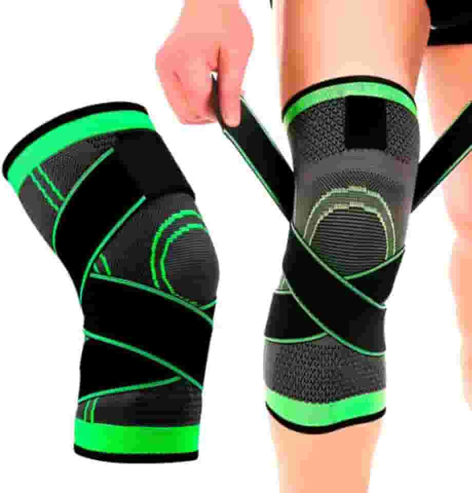 Joelheira Ortopédica Esportiva de Compressão com Estabilizador, Proteção para Treino e Recuperação Premium