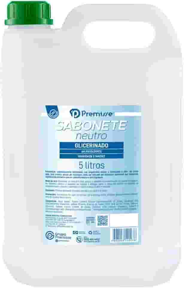 SABONETE LIQUIDO 5L GLICERINADO NEUTRO/UN/PREMISSE