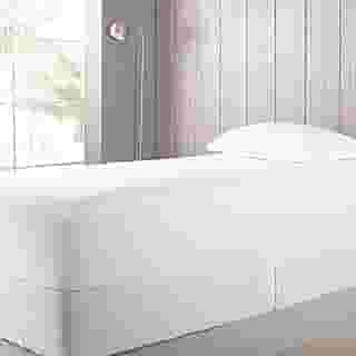 Buddemeyer Protetor de Colchão Solteiro Maison II Algodão Branco