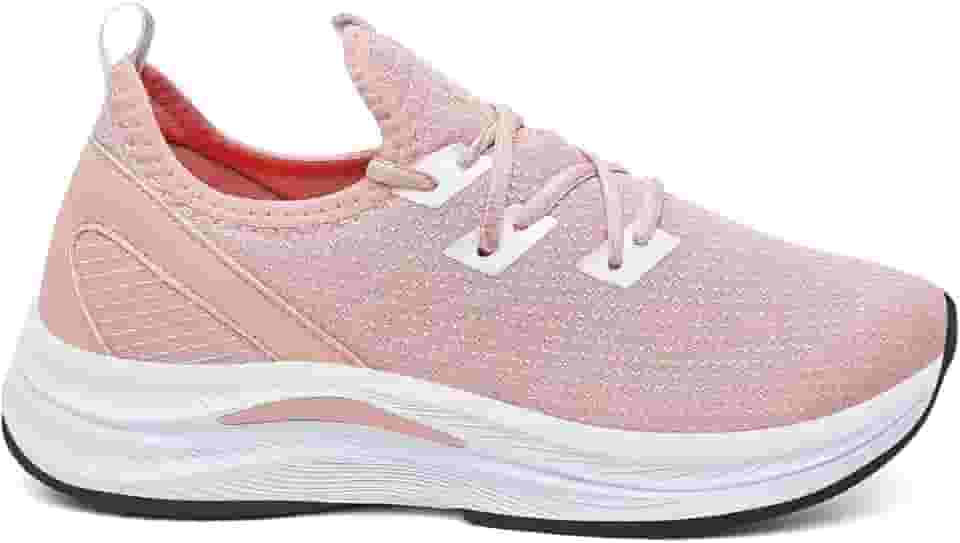 Tênis Esportivo Feminino Vicerinne Rosa Treino Academia Caminhada Conforto Performance