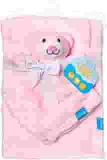 Clingo Kit Naninha e Cobertor Conforto, Coração em Relevo, Rosa