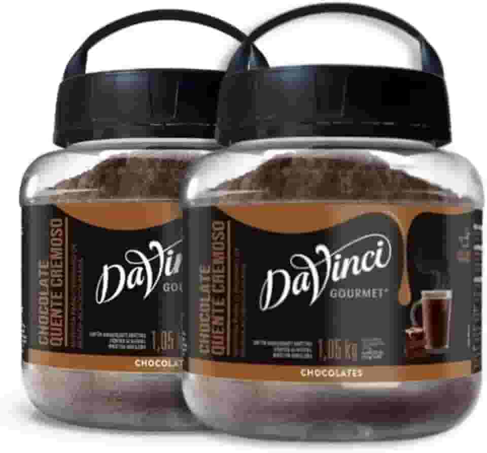Kit 2 Chocolate Quente Cremoso Da Vinci 1,05kg - Em Pó