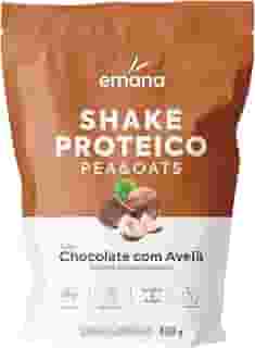 Emana Suplemento Alimentar em pó Shake Proteico Vegetal Sabor Chocolate com Avelã - 450g