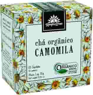 Chá De Camomila Orgânica Em Sachês Kampo De Ervas 10G