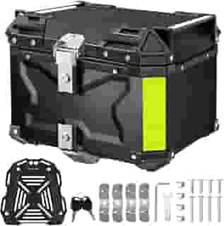 Baú para Moto 45L Super Adventure, Modelo Universal de Alto Volume, Bauleto Impermeável 45 Litros