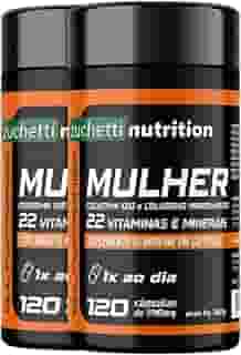Kit 2 Multivitaminico para Mulher 240 Capsulas Longa Duração 4 Meses Vitamina az Polivitaminico