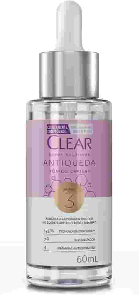 Clear Tônico Capilar Antiqueda Derma Solutions 60Ml