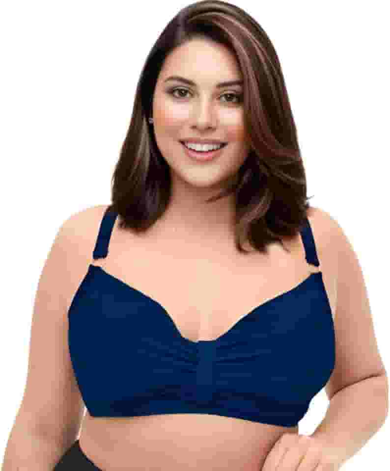 Top Biquíni Sem Bojo Plus Size Reforçado Tamanhos Especiais