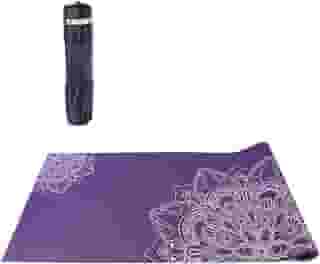 Tapete Yoga Mat Pilates PVC Ecológico 5mm Mandala Yangfit