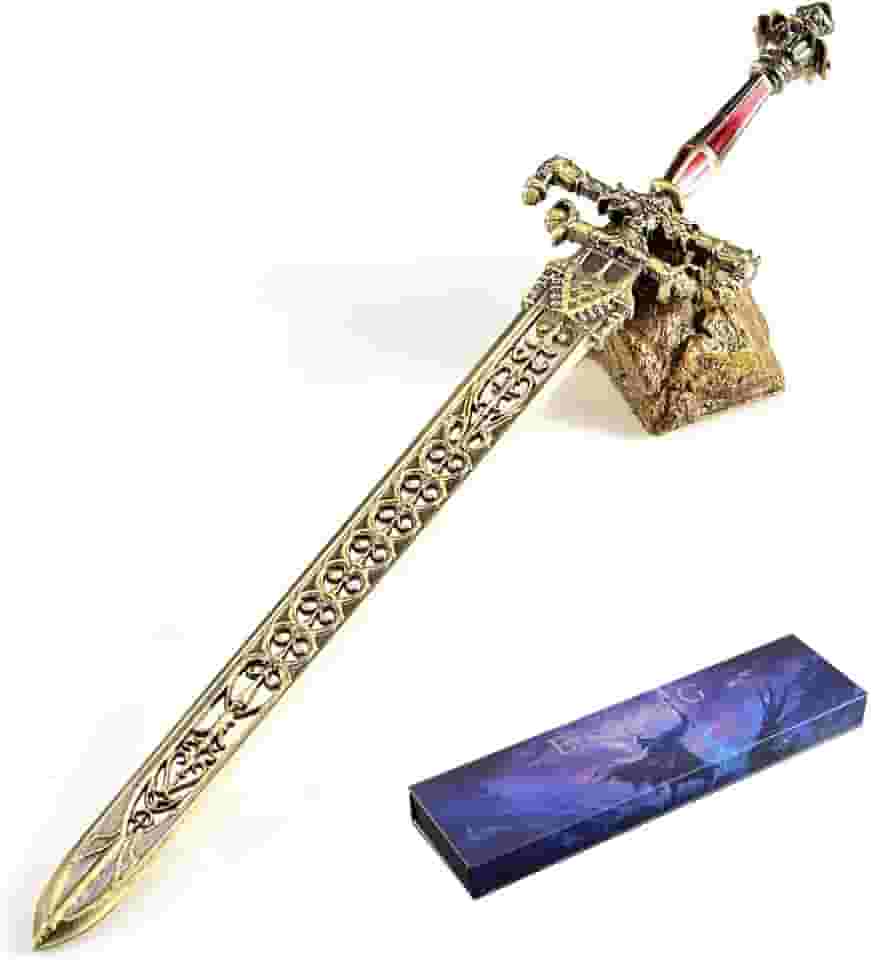 Superbuybox Game Elden Ring DLC Nightreign 12''30 cm The Sword of Night and Flame Giftbox Coleção de jogos de artes marciais decoração de mesa de presente com suporte de exibição