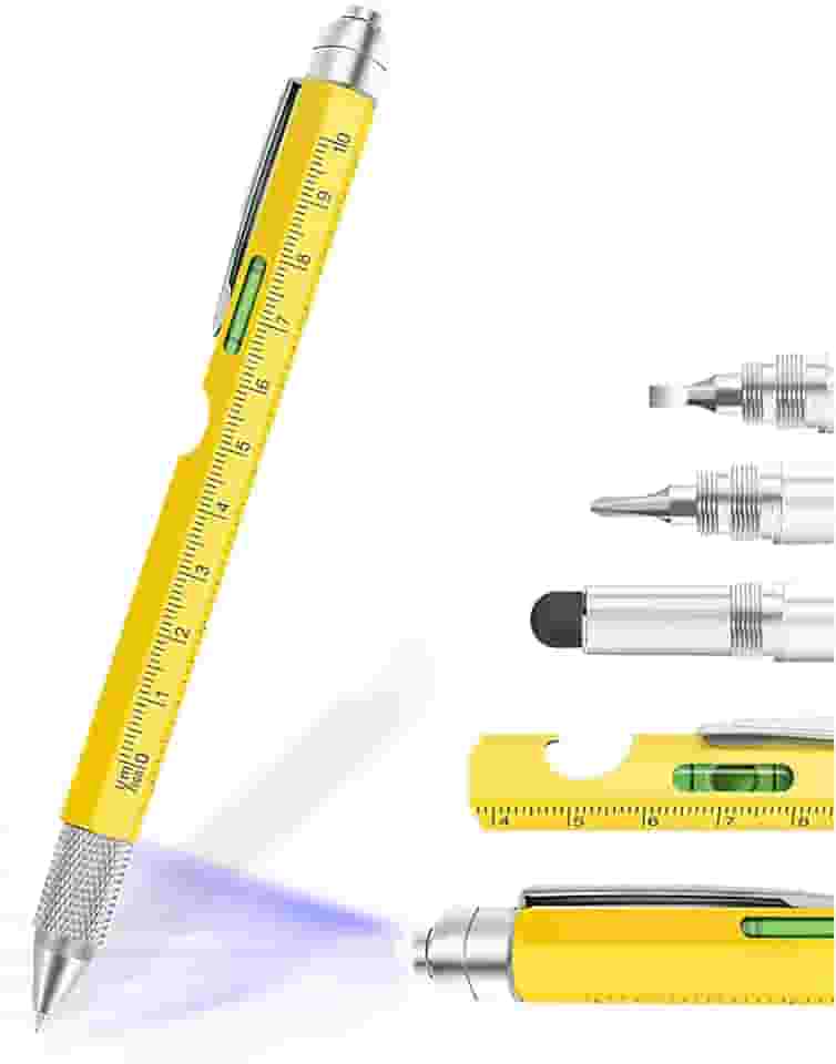 Conjunto de canetas multiferramentas 9 em 1 para homens, pai, marido