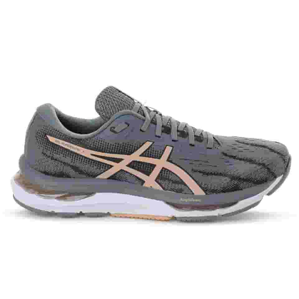Tênis Asics Gel Hypersonic 5 Cinza e Nude - Feminino