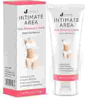 Creme para depilação íntimo/privado para mulheres, para cabelo indesejado nas axilas, partes particulares, área de banho e biquíni, creme depilatório indolor impecável, fórmula sensível adequada para todos os tipos de pele