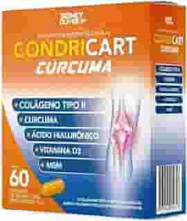 Colágeno Tipo II + Cúrcuma + Ácido Hialurônico + D3 + MSM Condricart Cúrcuma 60 Cápsulas Sidney Oliveira