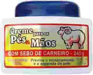 Creme para os Pés & Mãos com Sebo de Carneiro San Jully 240g