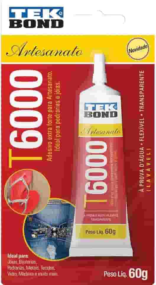 T6000 adesivo Tek Bond para artesanato, 60g