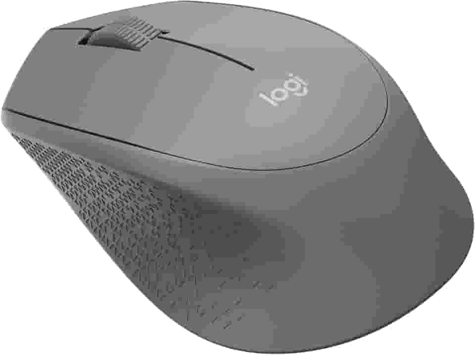 Mouse sem fio Logitech M280 com Conexão USB e Pilha Inclusa - Cinza