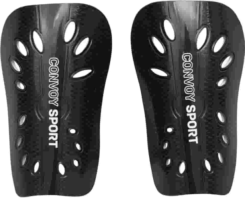 Caneleira Futebol Leve E Resistente Infantil E Adulto Convoy (Preto)