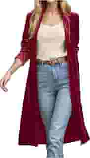 Jaqueta de veludo feminina outono inverno manga longa trabalho elegante cardigã blazers casaco corta-vento feminino 2025