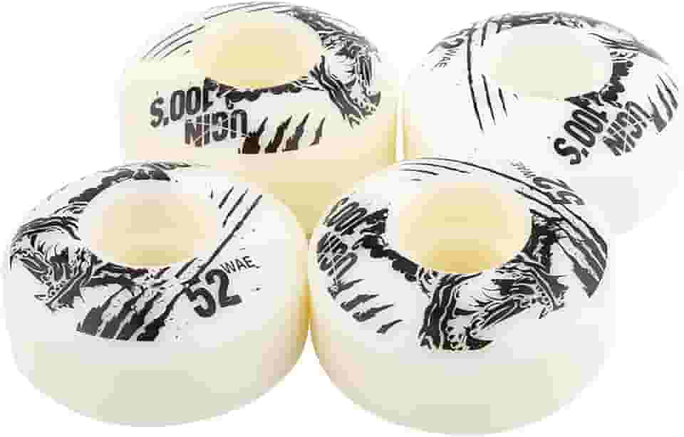 Generic Rodas de Skate Rodas Longboard Duráveis Design Compacto para Skate Básico, 52 Mm X 30 Mm 4 Unidades/Conjunto Outdoor Classic PU Cruiser para Estrada de Asfalto