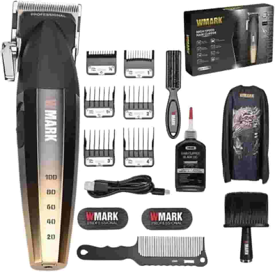 Máquina De Cortar Cabelo Wmark NG-2038 Gold Original