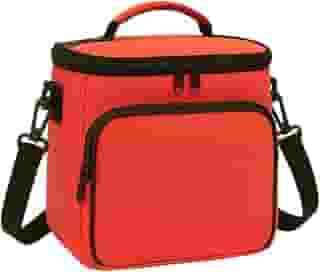 Bolsa Térmica mala mão porta Marmita quente e gelado portátil Almoço Trabalho Viagem marmiteira isolamento Oxford dieta pote fitness bebida cores (Rosa)