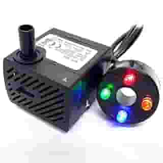 Bombinha para Fontes e Aquários Bomba Submersa Lorben com Luz LED 3W GT6080-3-LAMP