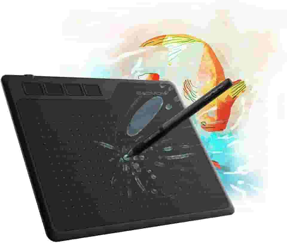 GAOMON Mesa Digitalizadora Tablet gráfico S620 15 x 10 polegadas com caneta passiva 8192 4 teclas expressas para desenho digital e OSU e ensino online - para Mac Windows Andorid OS