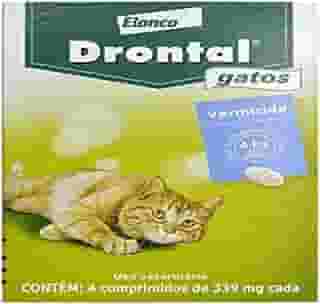 Vermífugo Bayer Drontal para Gatos de até 4kg - 4 Comprimidos