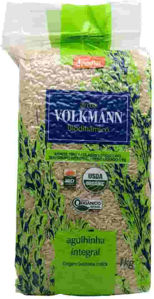 Arroz Agulhinha Integral Orgânico Biodinâmico Volkmann 1kg