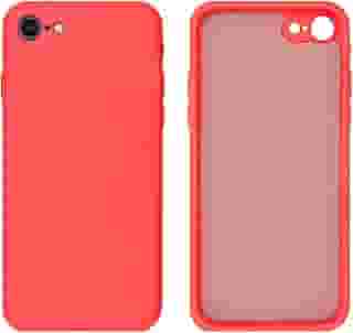 Capinha Compativel com iPhone 7, 8, SE 2ª e 3ª Geração Silicone Aveludado com Proteção de Câmera