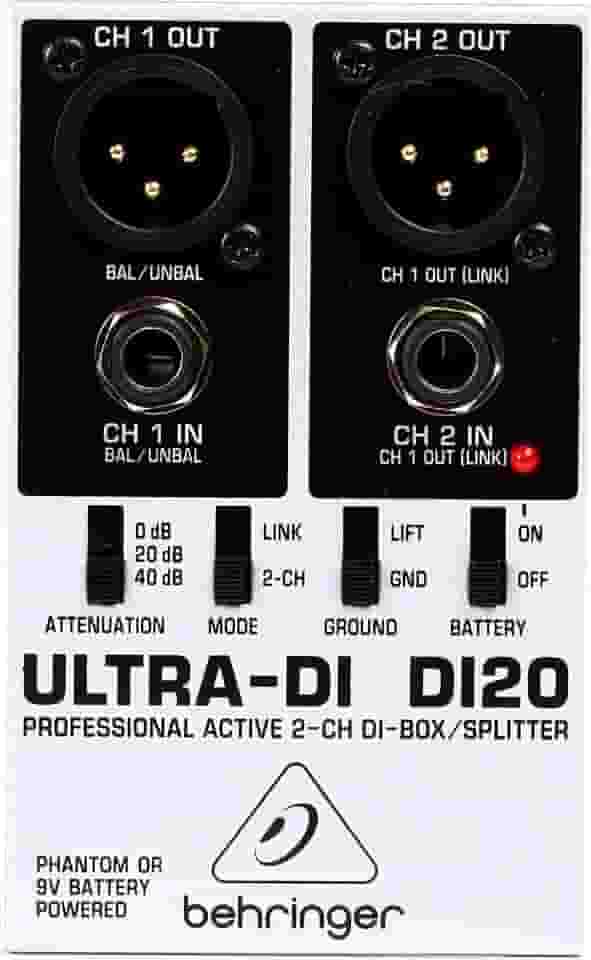 Behringer DI20 Direct Box Ativo