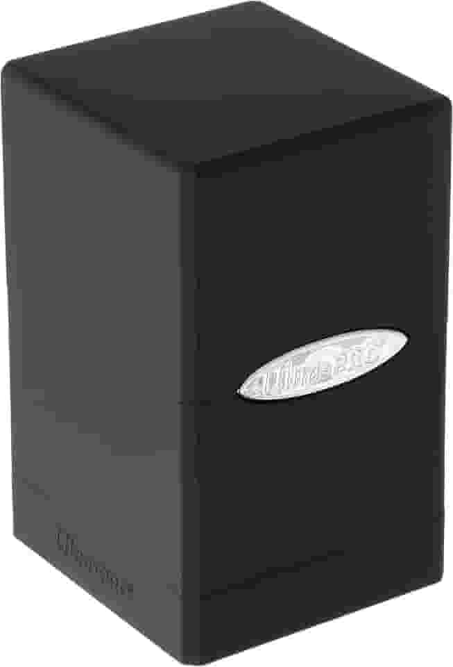 Ultra Pro Satin Tower Deck Box | Black | 1-Pack