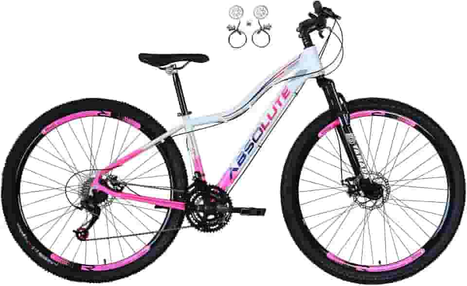 Bicicleta Aro 29 Absolute Hera Feminina Alumínio 21v Freio a Disco Hidráulico Garfo Suspensão - Bicolor