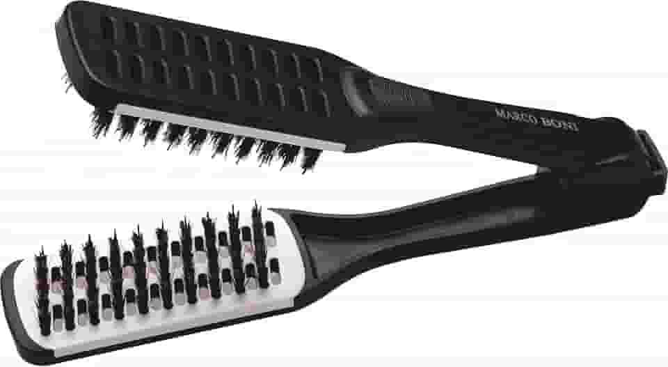 Marco Boni Escova Prancha De Cerâmica Dupla Altura 7963 Preta 1 Unidade