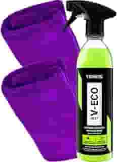 Produto Shampoo Para Lavar o Carro A Seco Não Precisa de Agua V-Eco Fast + 2 Pano Microfibra Js