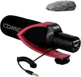 COMICA Microfone de câmera CVM-V30 PRO Shotgun Video Microfone com interface de 3,5 mm, entrevista VideoMic para Canon, Nikon, Sony, Panasonic, Fuji, Olympus, DSLR Filmadora para YouTube Vlogging