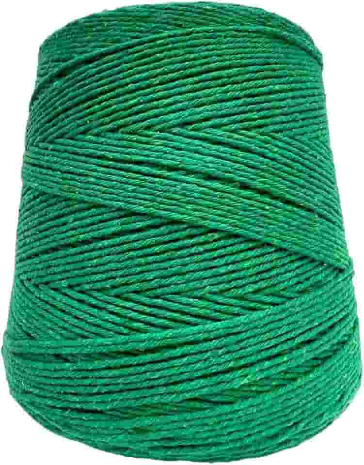 Barbante Eco Brasil 6 fios 700g 580m Soberano cores a escolha (Verde Bandeira)