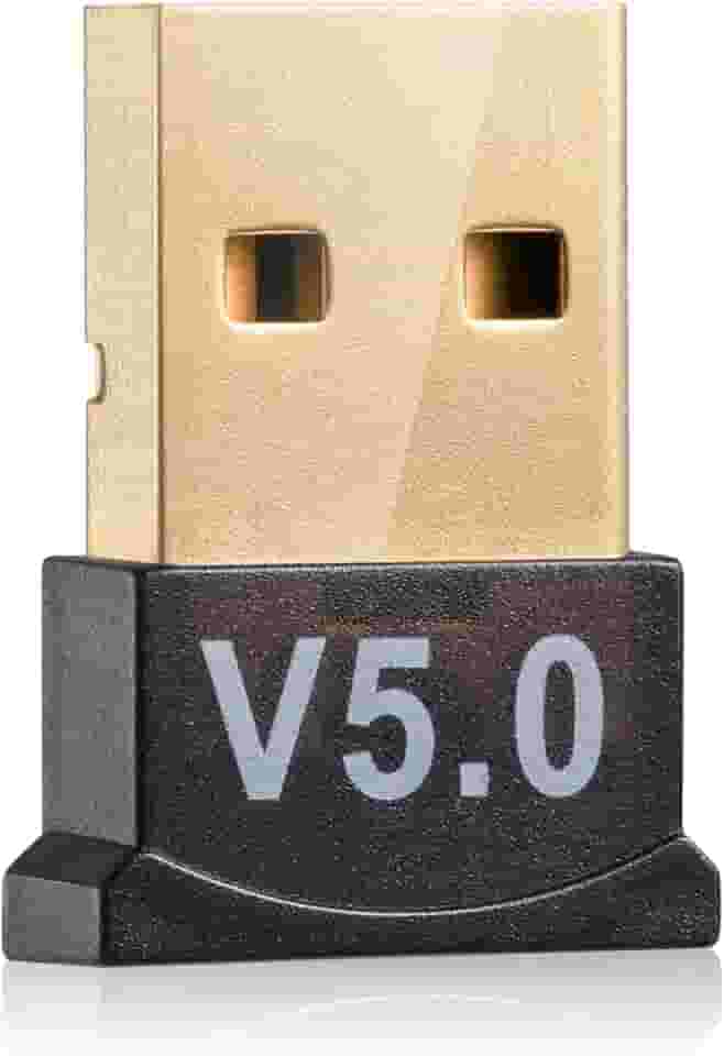 Adaptador Bluetooth Para PC 5.0 USB Receptor Wireless Notebook, Laptop, Fones de Ouvido, Gamepad e Impressora