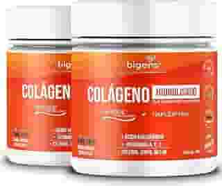 Colágeno Hidrolisado Verisol + Haplex Plus com Ácido Hialurônico e Vitaminas A, C, E, Selênio, 150 g em Pó, Bigens (Kit 2)